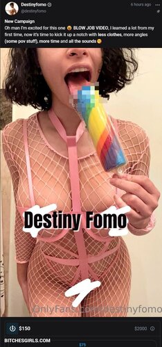 Destiny Fomo Nude – Destiny Leaked Nudes